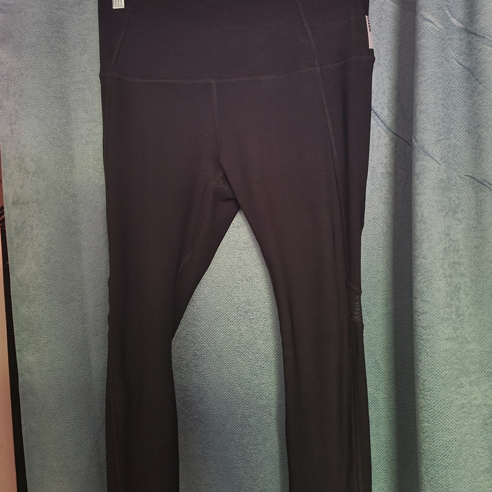 Black, ankle length leggings